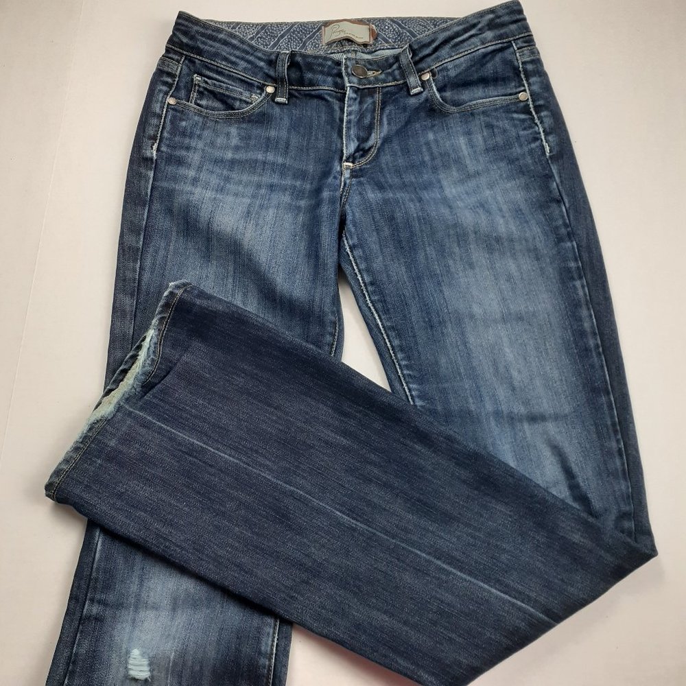 Paige Laurel Canyon Low Rise Bootcut Jeans - Picture 1 of 6